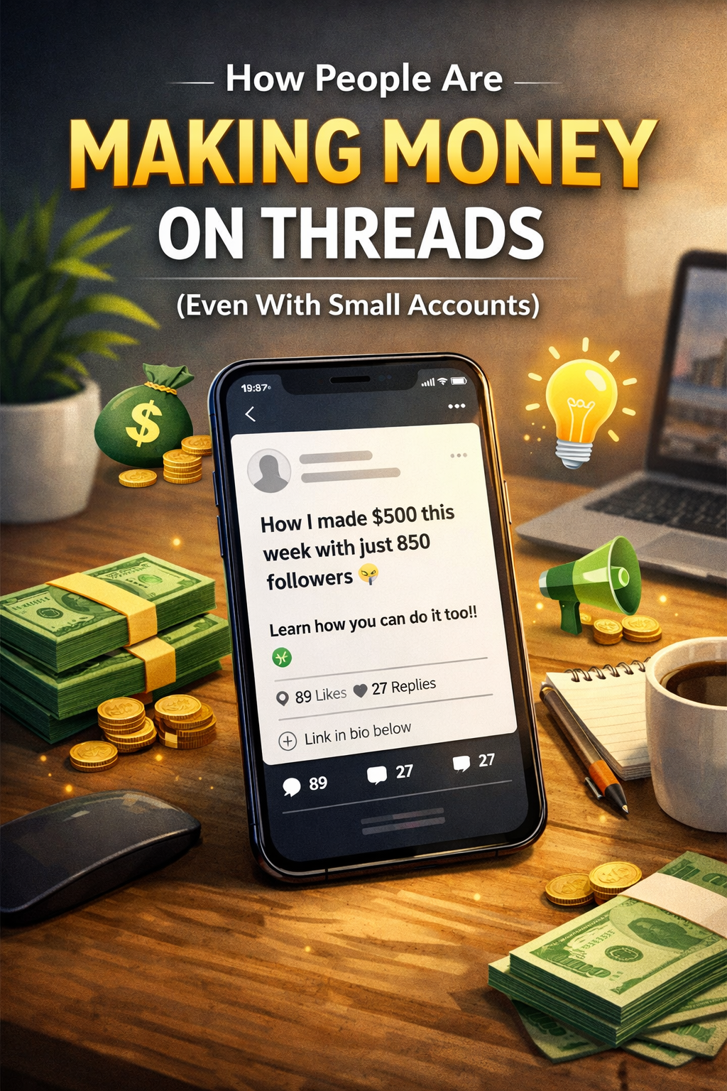 How People Are Making Money on Threads (Even With Small Accounts)